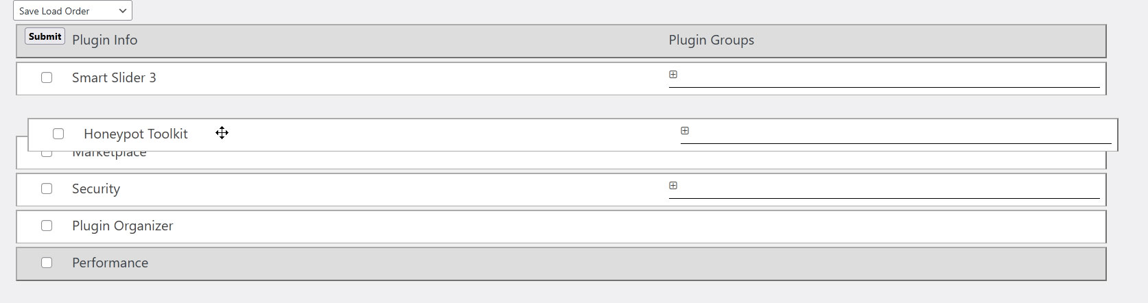 Grouping And Ordering Plugins Sterup Media